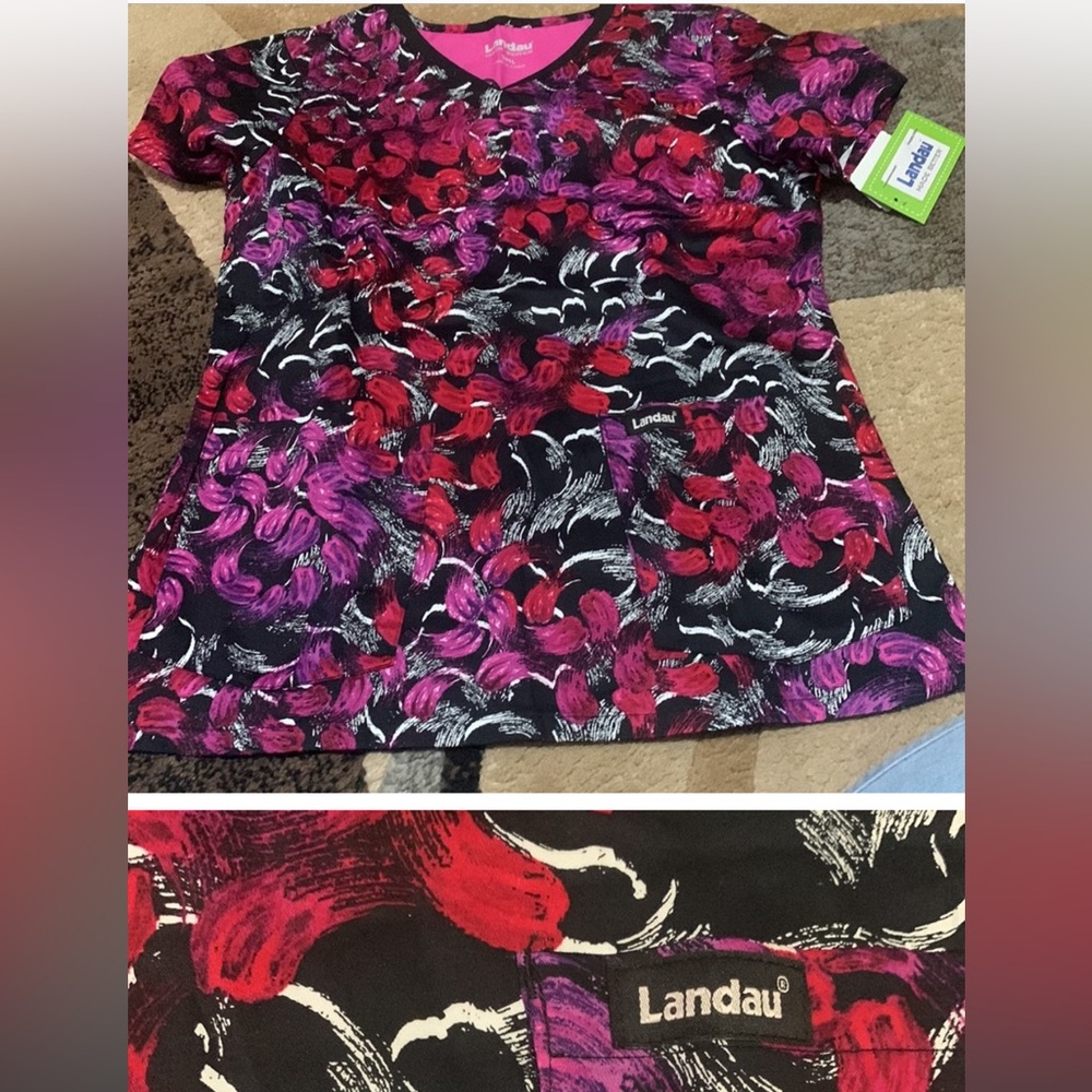 💙Landeau scrub top size small